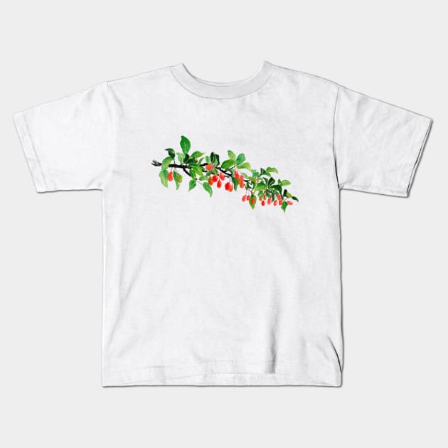 August 23rd birthday flower Kids T-Shirt by birthflower